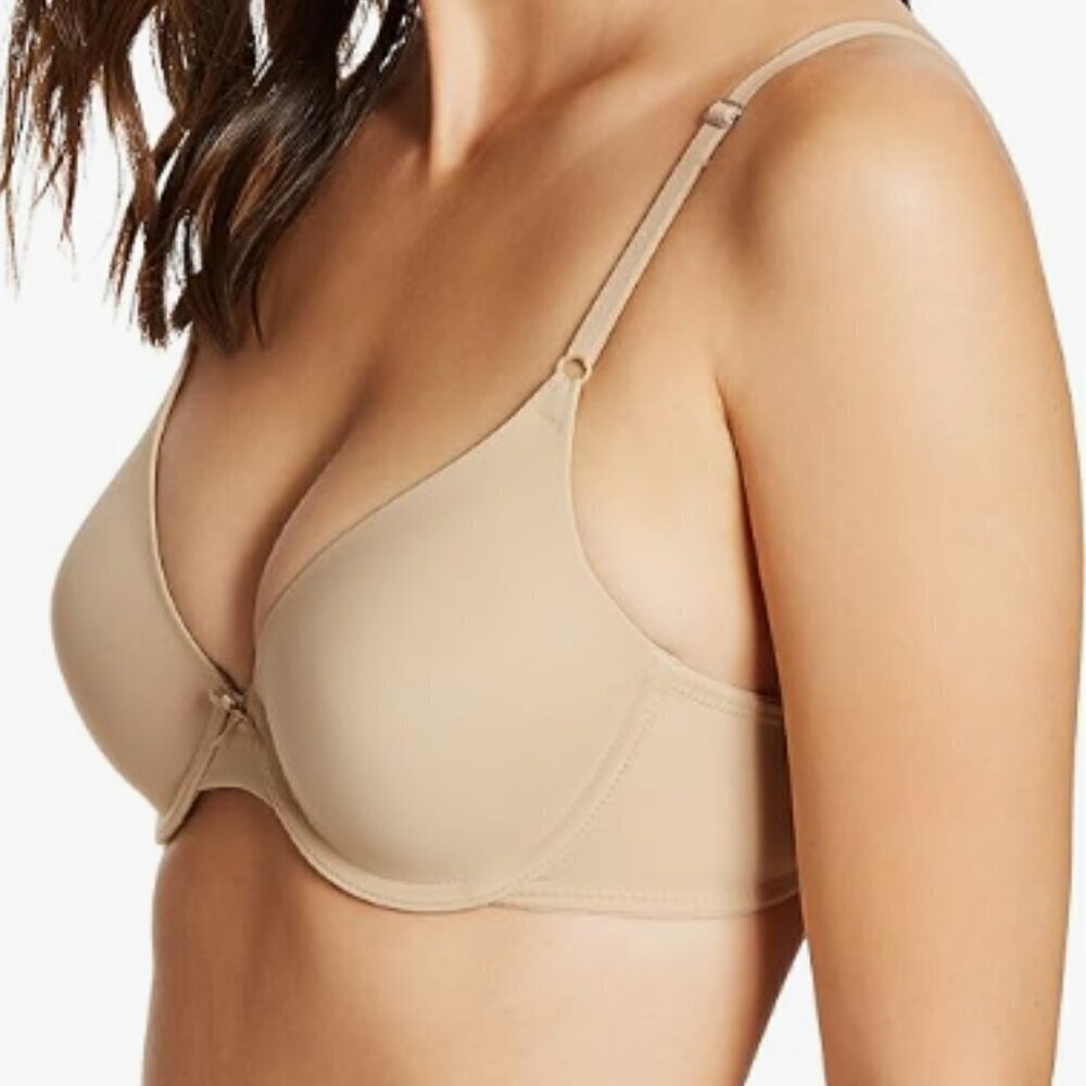 Maidenform One Fab Fit Demi T-Shirt Bra Beige 40DD 05701